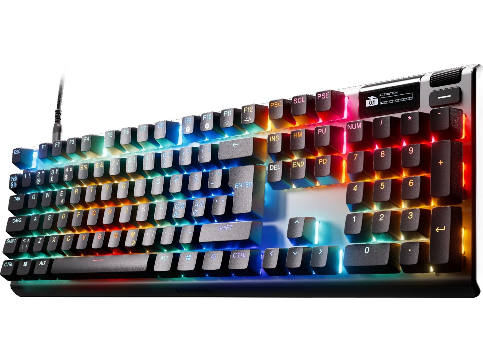 SteelSeries Apex Pro Fullsize Gen 3 Gaming Tastatur -B-Grade Demo tastatur
