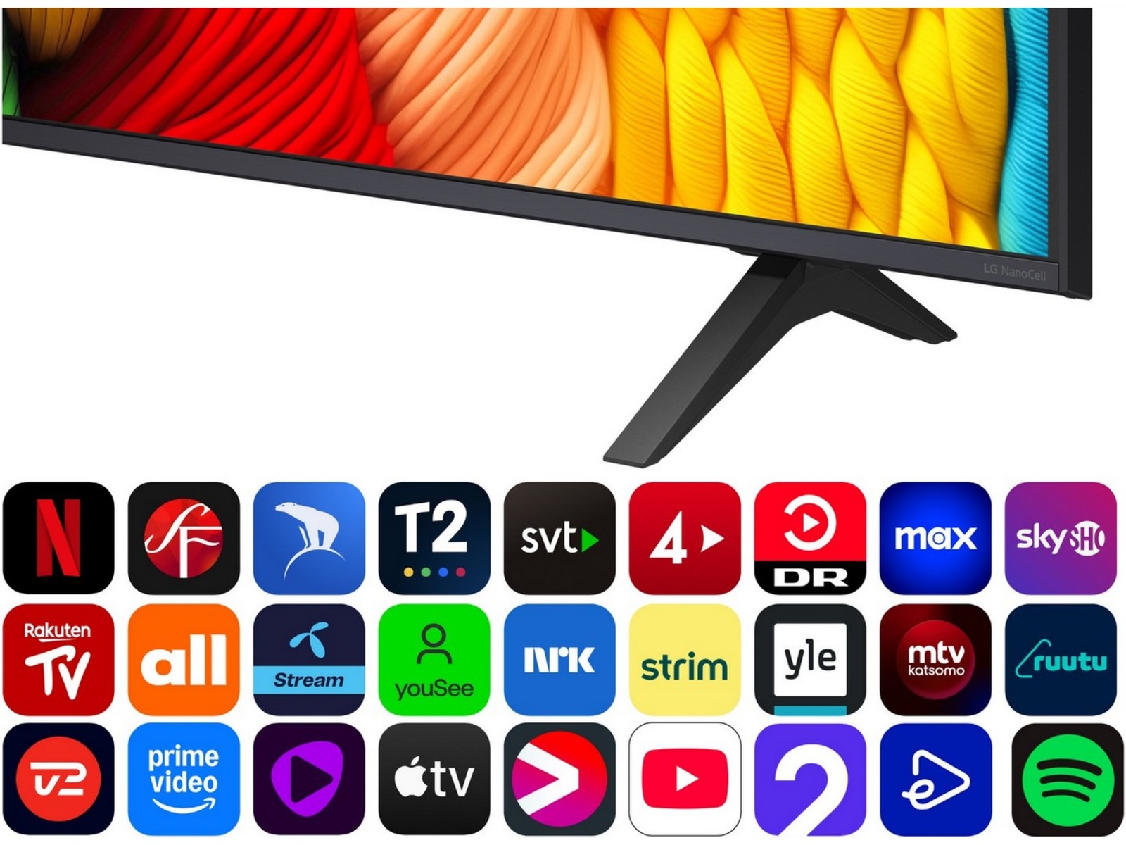 LG 65" NANO80 AI 4K NanoCell Smart TV (2025) 60 - 69 tommer TV
