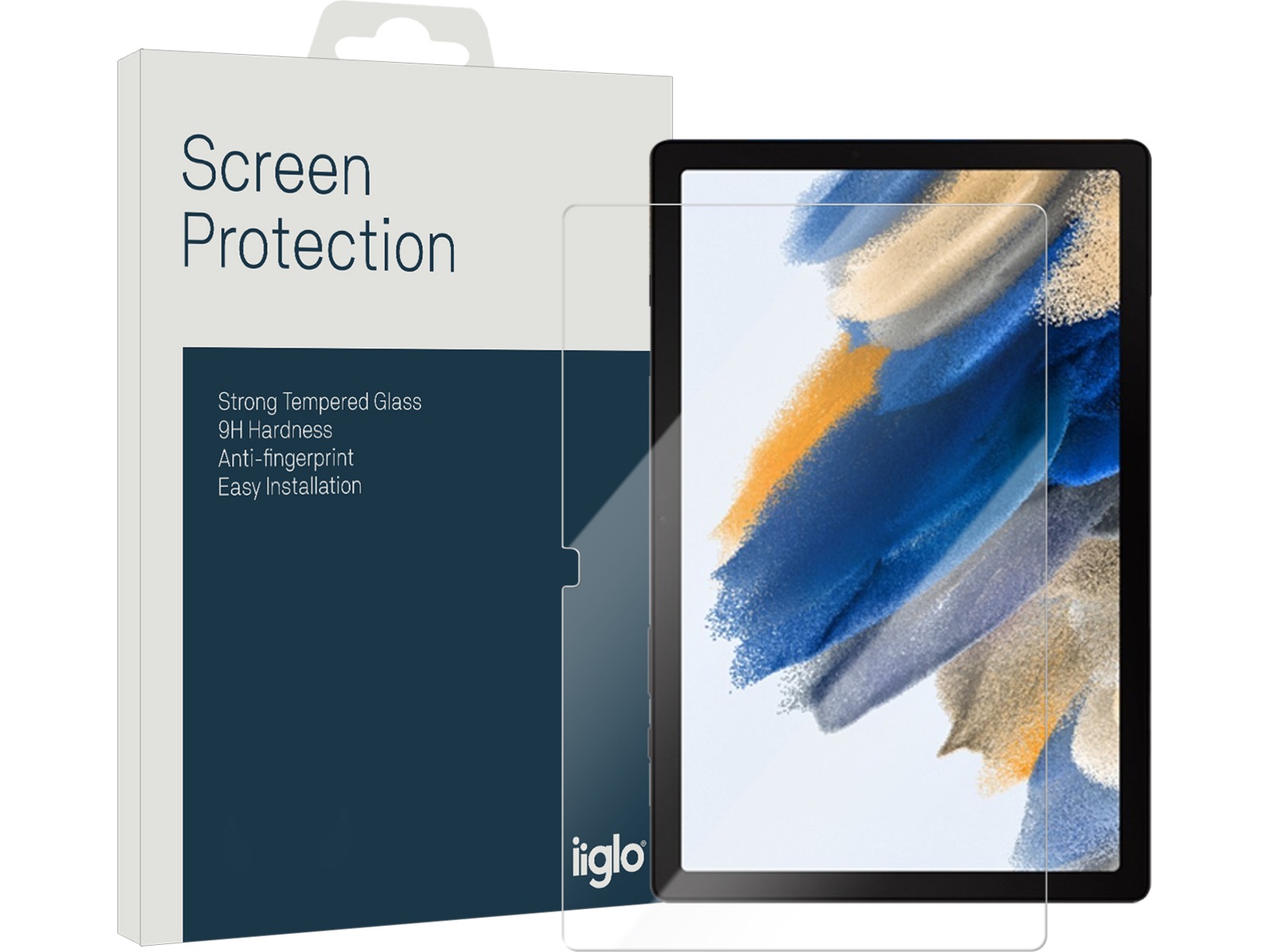iiglo Galaxy Tab A8 10,5" Clear Glass Skjermbeskytter Skjermbeskyttelse nettbrett