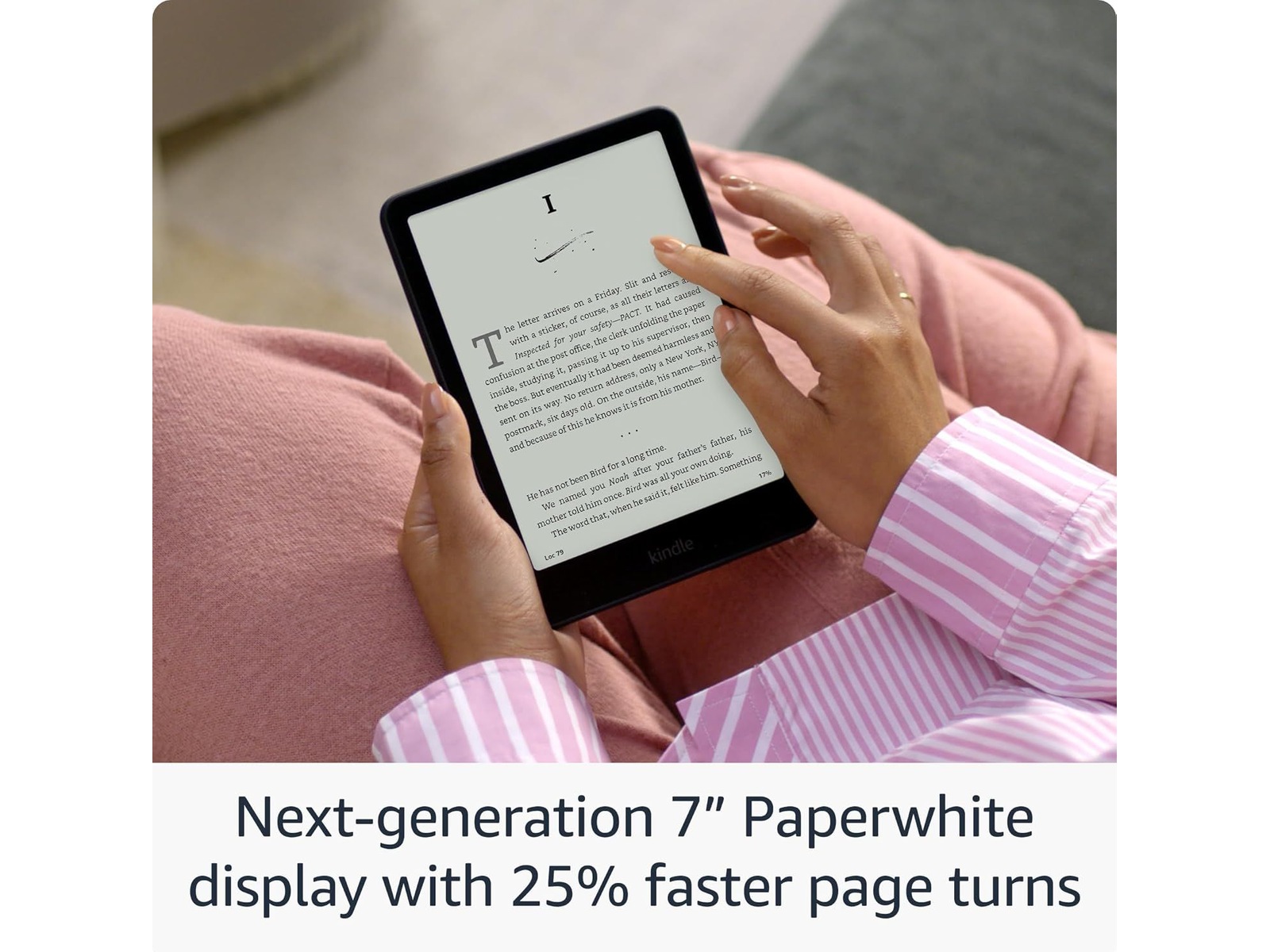 Amazon Kindle Paperwhite 7" 16GB (sort) Lesebrett