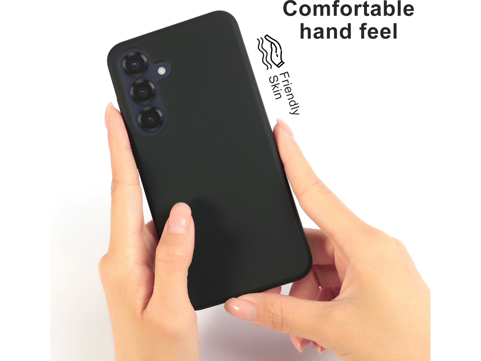 iiglo Galaxy S25 Magnetic deksel (sort) Deksel til mobiltelefon