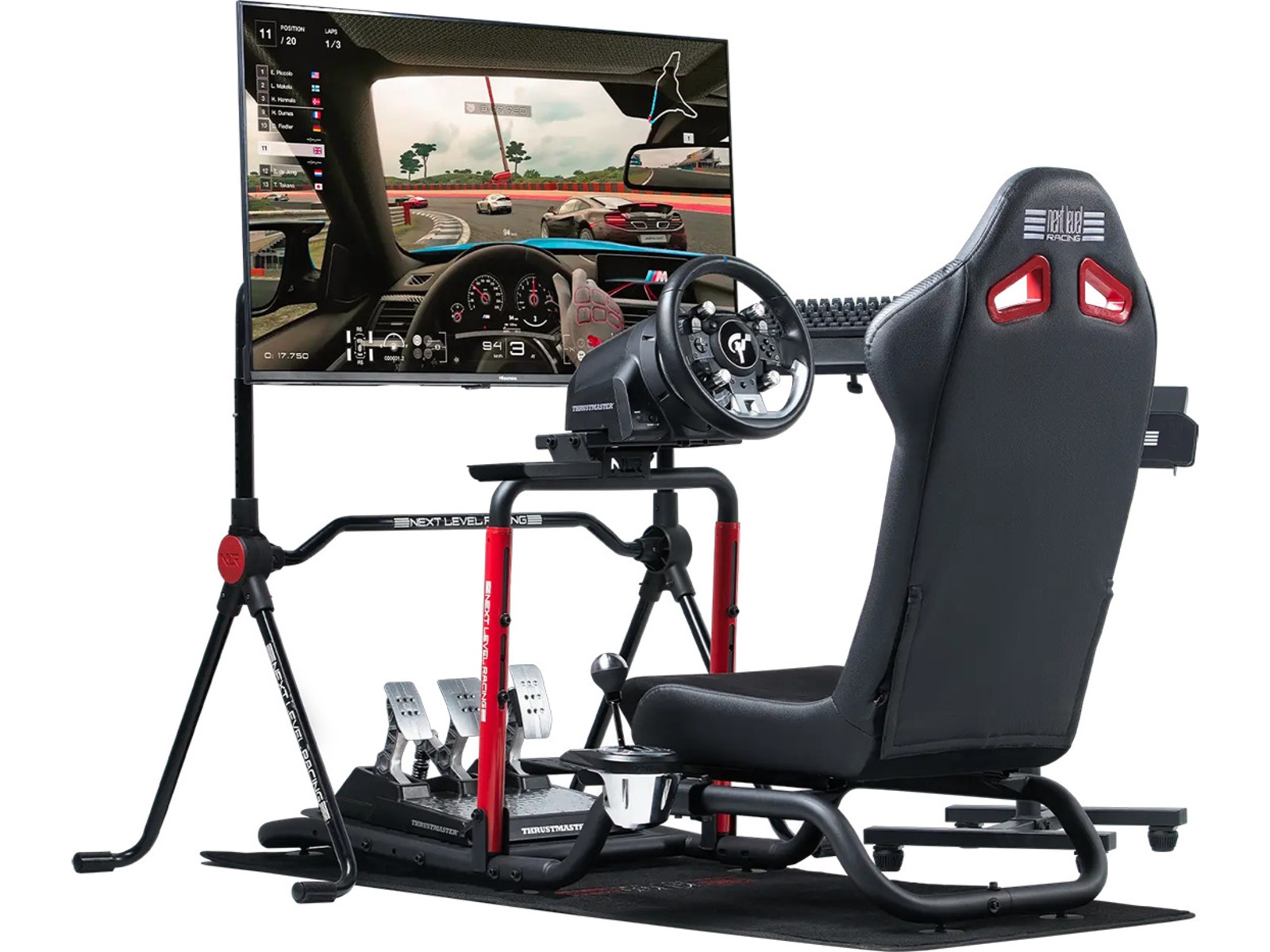Next Level Racing Wheel Stand Lite 2.0 – Kompakt, oppgraderbar simstativ Ratt & pedaler