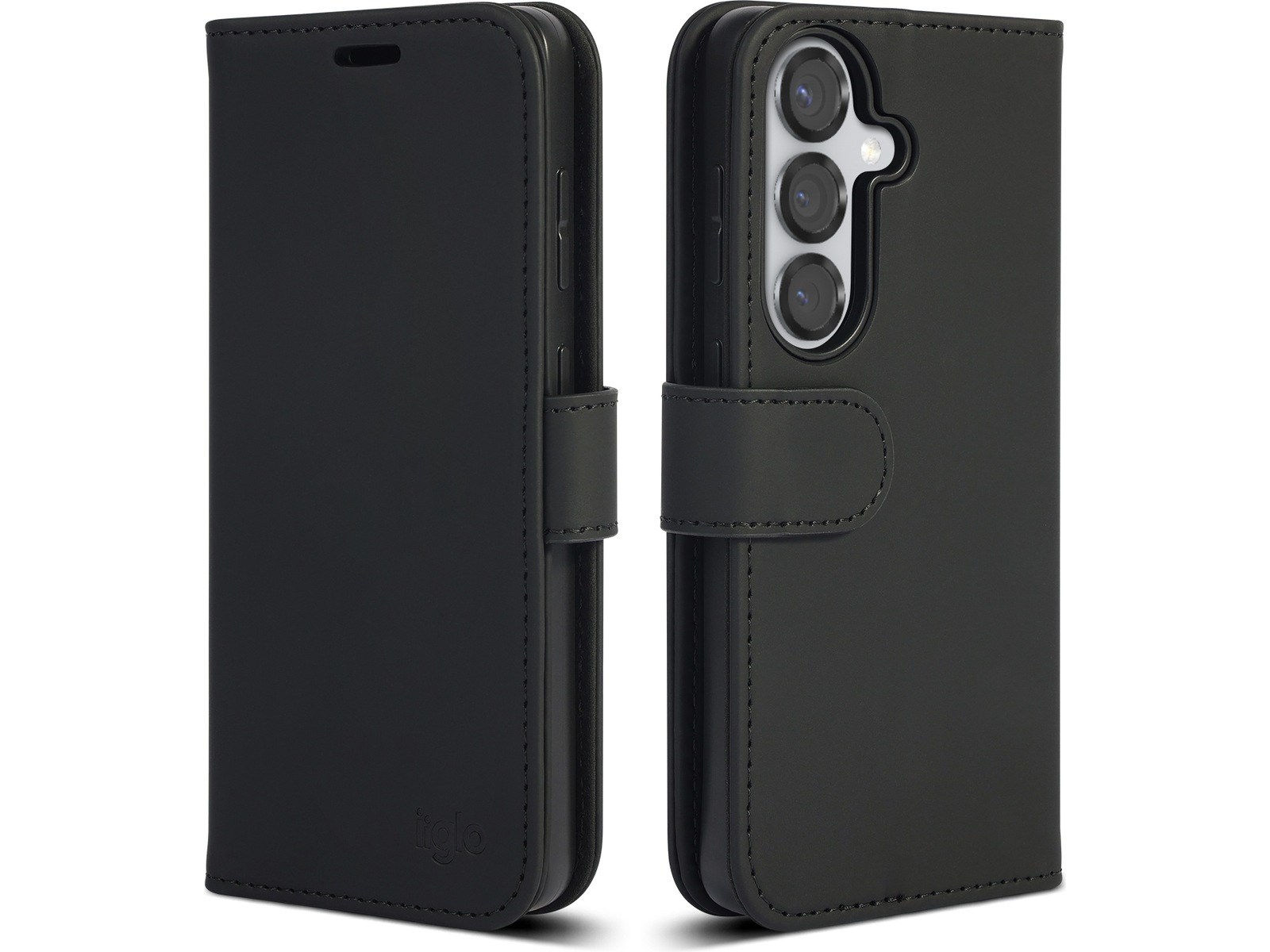 iiglo Galaxy S26 Lommebokdeksel (sort) Deksel til mobiltelefon