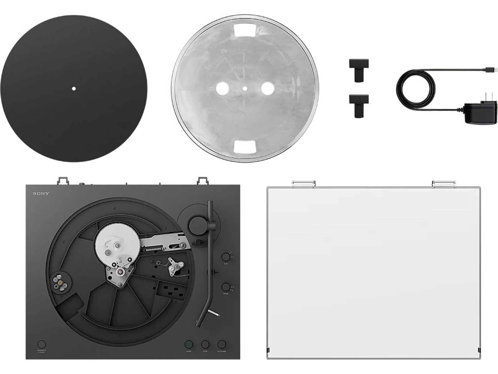Sony PS-LX3BT trådløs Bluetooth platespiller med automatisk avspilling Platespiller