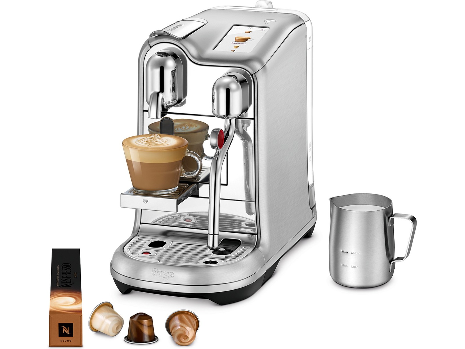 Sage Creatista PRO Nespressomaskin (børstet stål) Kapselmaskiner