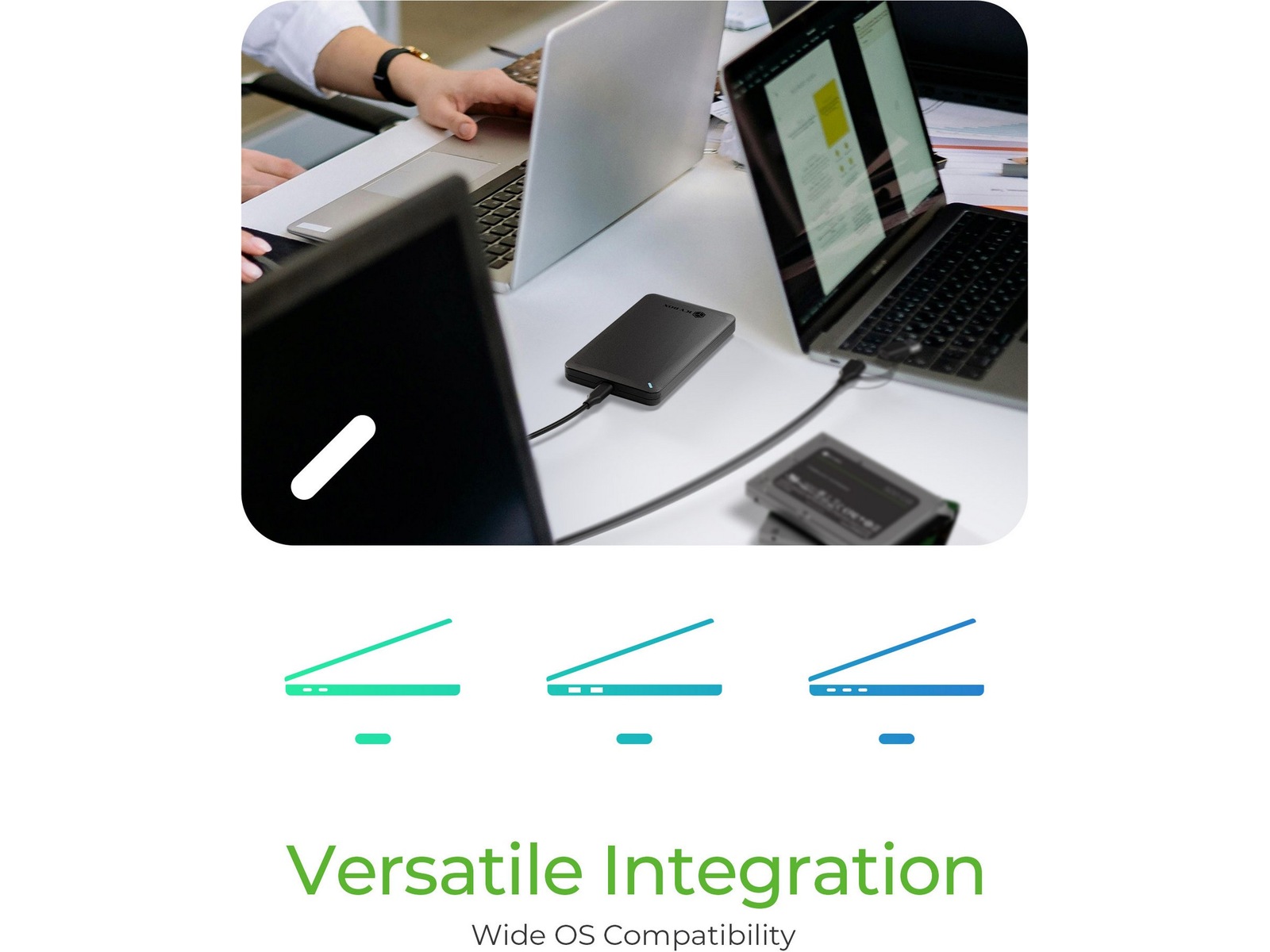 Icy Box 2,5" SATA HDD/SSD kabinett Eksterne kabinetter