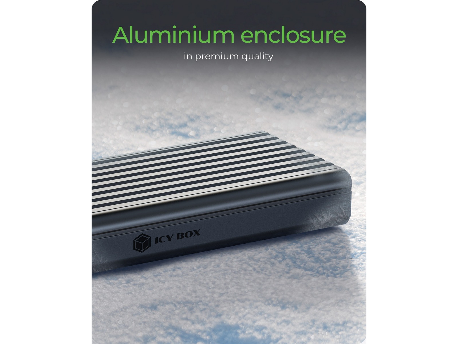 Icy Box M.2 NVMe SSD kabinett Eksterne kabinetter