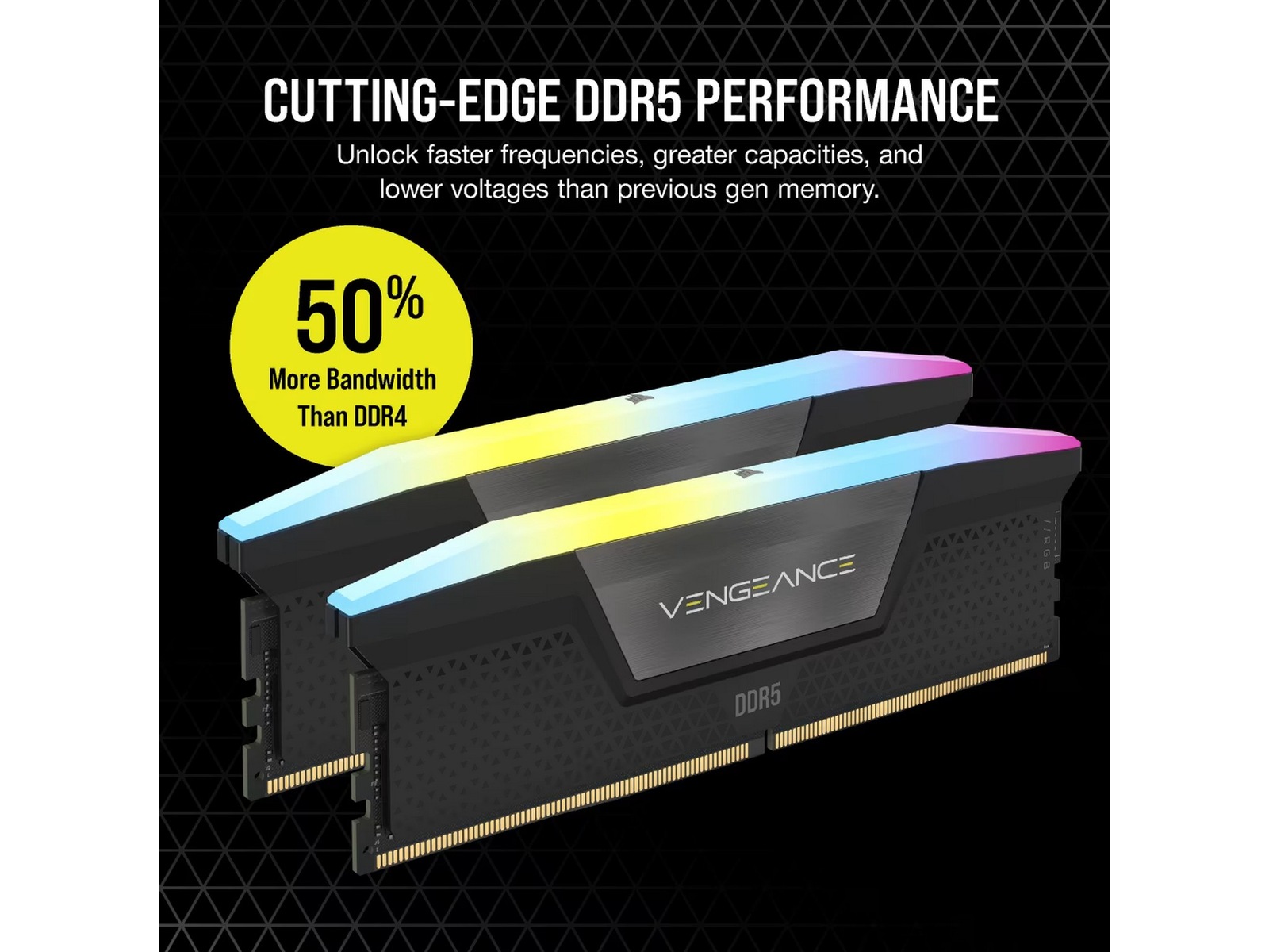 Corsair Vengeance RGB DDR5 6000MHz 32GB Minnebrikker