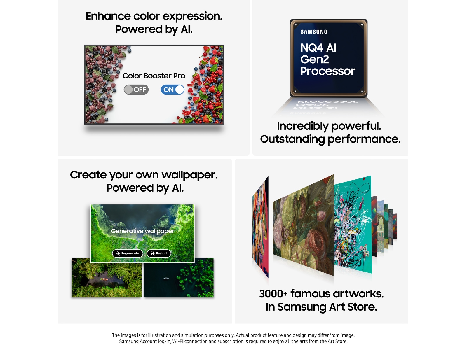 Samsung 50" The Frame LS03FA QLED 4K Smart TV (2025) 50 - 59 tommer TV