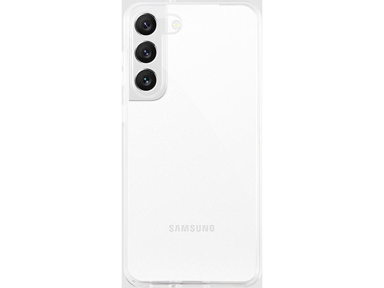 iiglo Galaxy S23 Silikondeksel (gjennomsiktig) Deksel til mobiltelefon