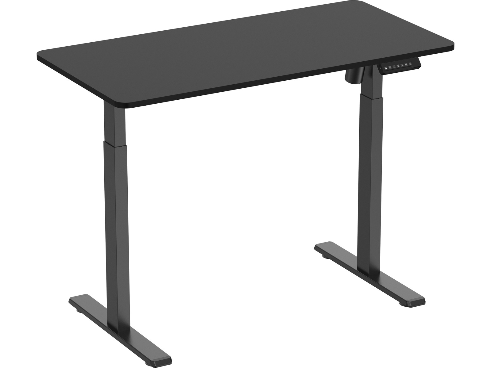 Ergonomisk Hev/Senk skrivebord 120cm (sort) Skrivebord