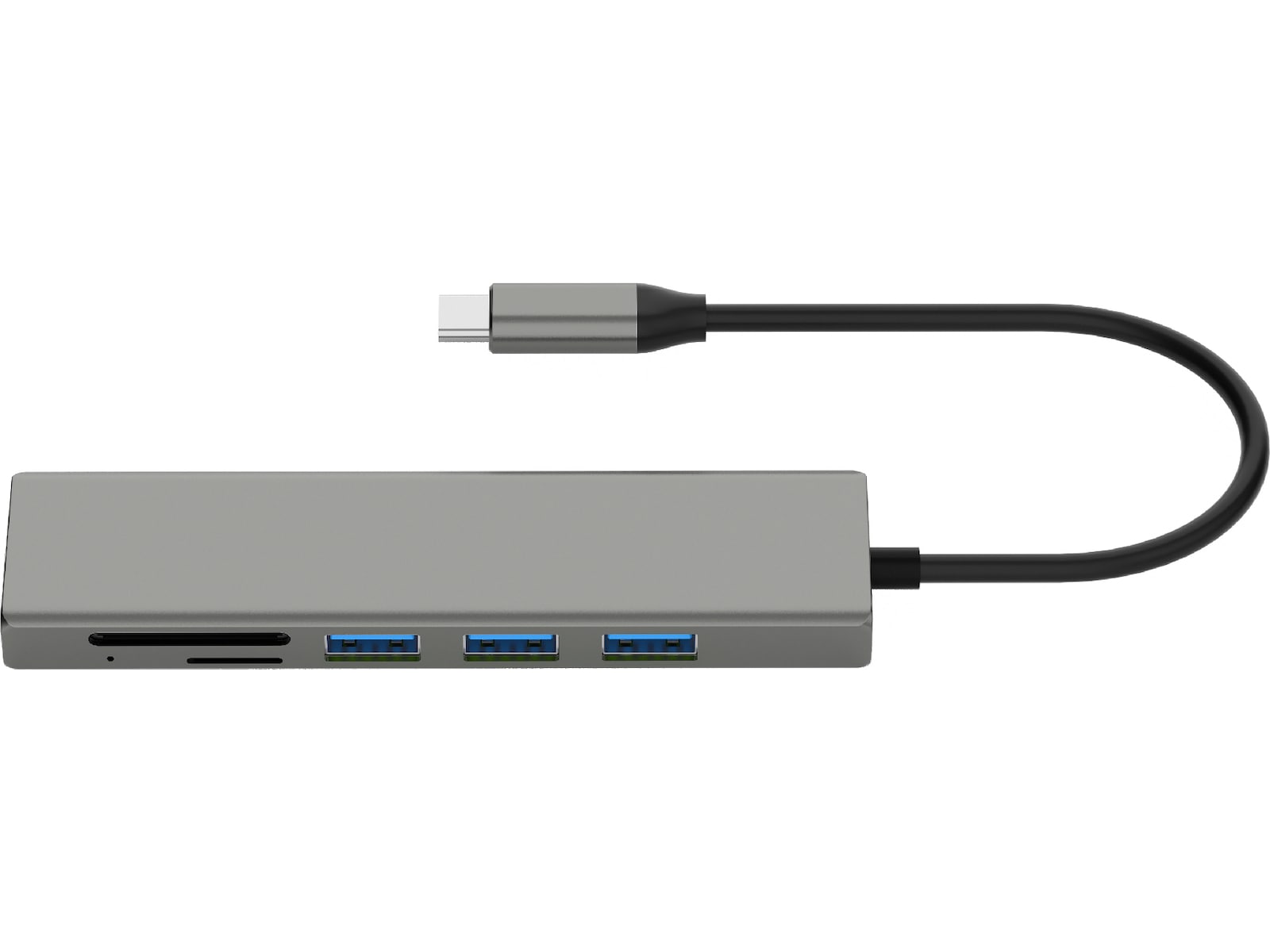 Andersson USB-C Hub (grå) Dockingstasjon & USB-HUB