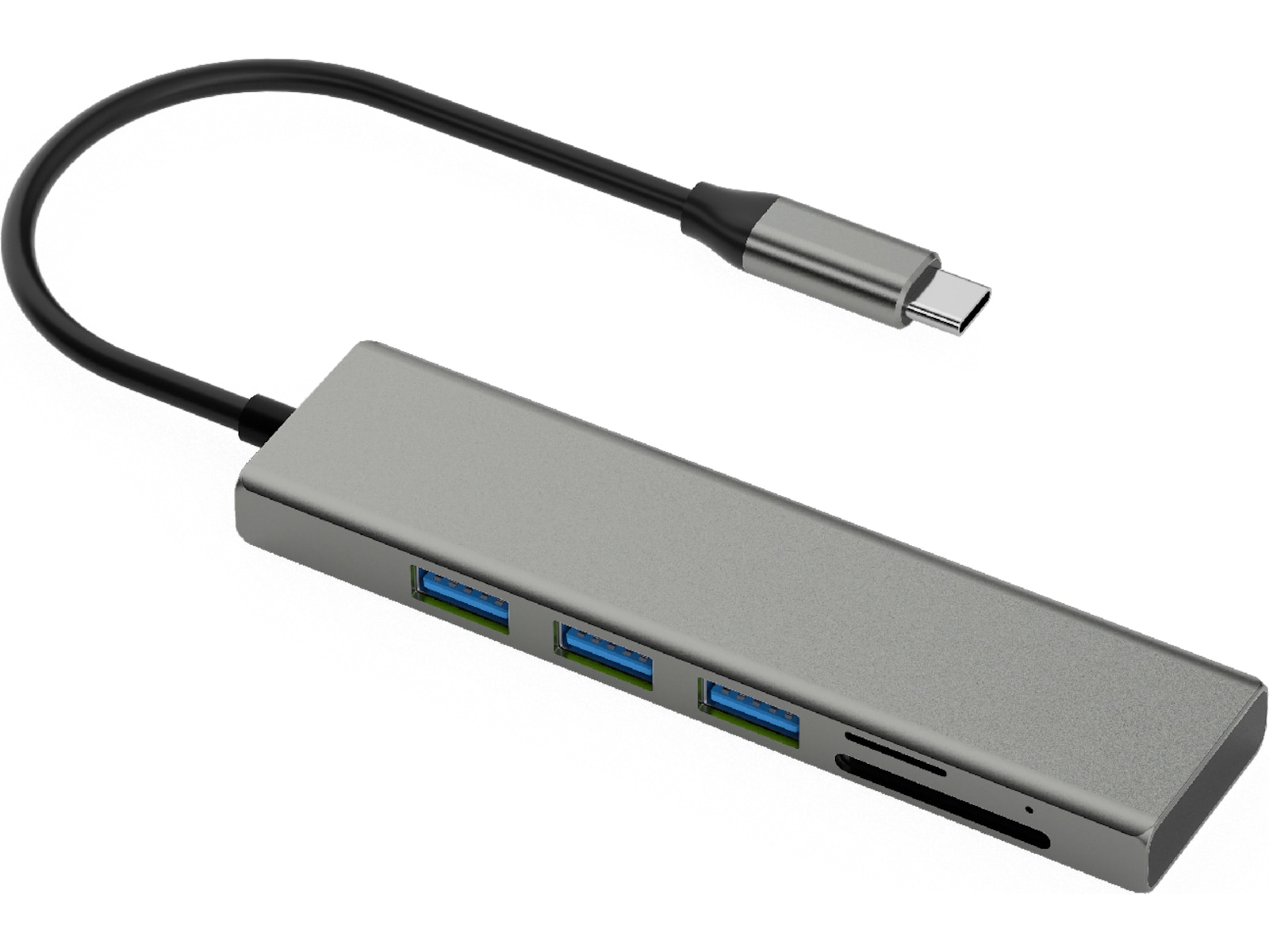 Andersson USB-C Hub (grå) Dockingstasjon & USB-HUB