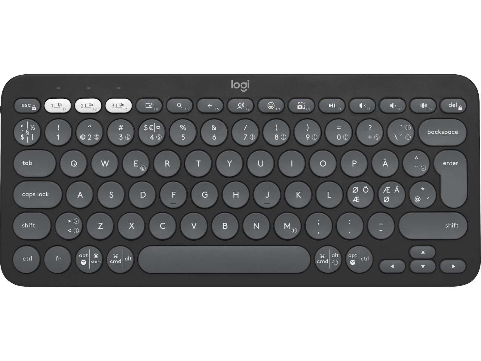 Pebble Keys 2 K380s (sort) Tastatur