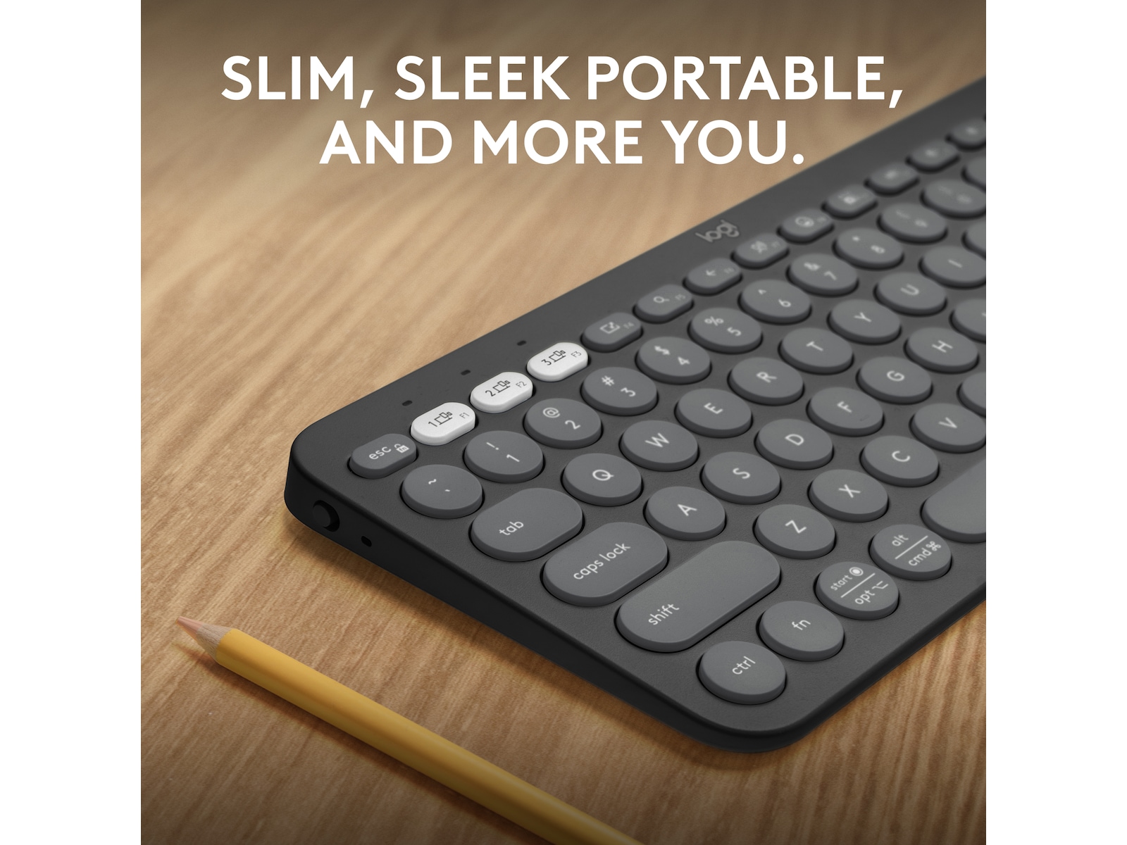 Pebble Keys 2 K380s (sort) Tastatur