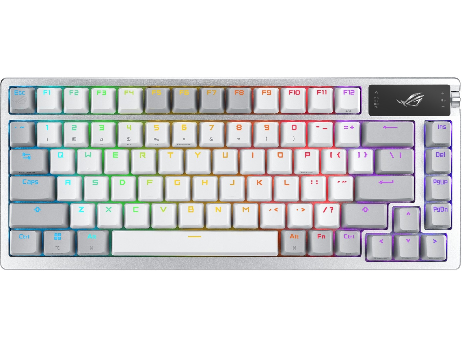 ASUS ROG Azoth Trådløs DIY Gamingtastatur (hvit) -B-Grade Demo tastatur