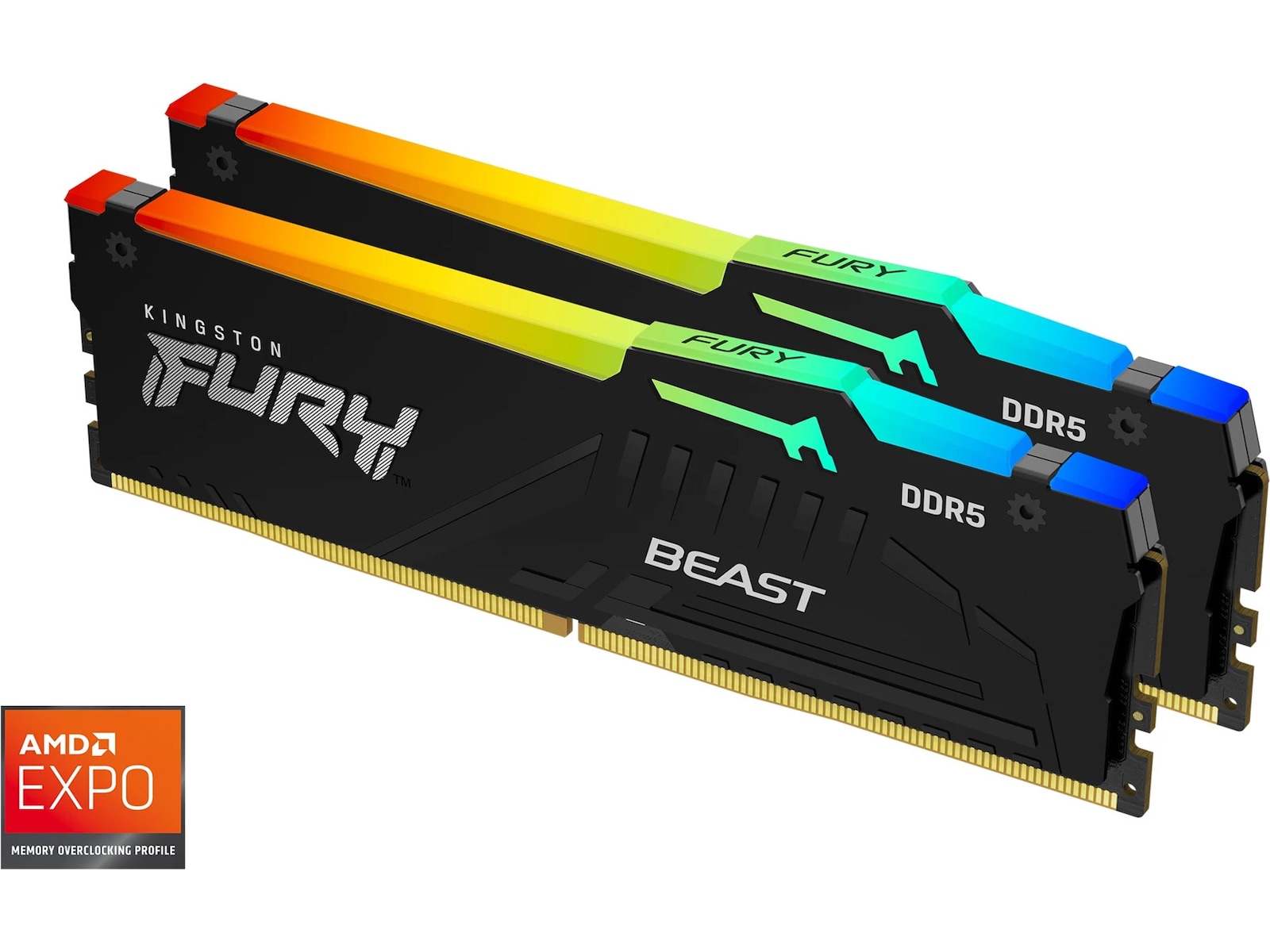 Kingston FURY Beast RGB DDR5 5600MHz 32GB Minnebrikker