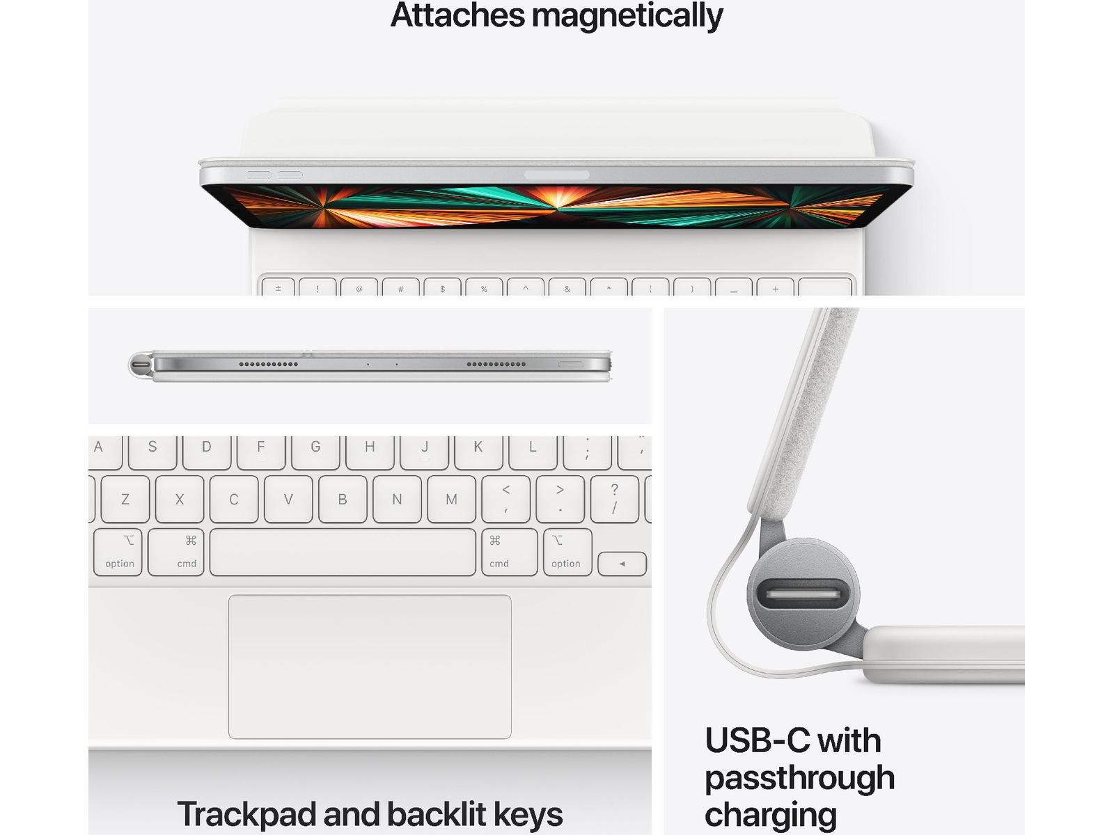 Apple iPad Pro 11" Magic Keyboard 11 (sort) Tastatur og stylus