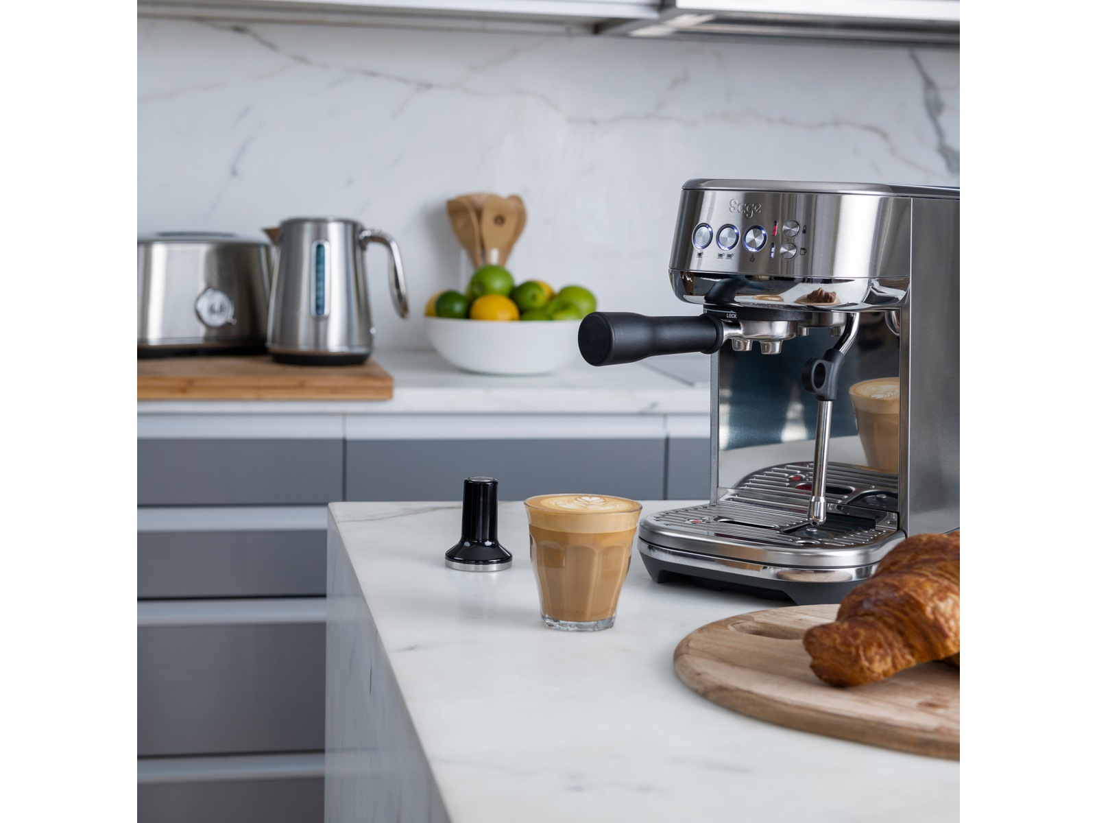 Sage Bambino Plus Espressomaskin (børstet stål) Espressomaskiner