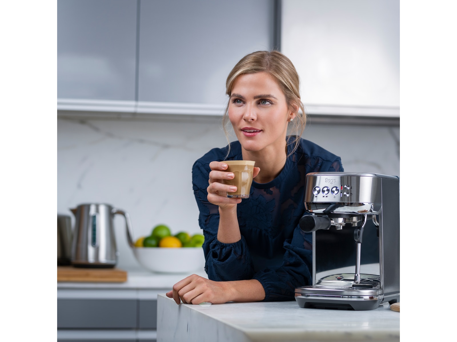 Sage Bambino Plus Espressomaskin (børstet stål) Espressomaskiner