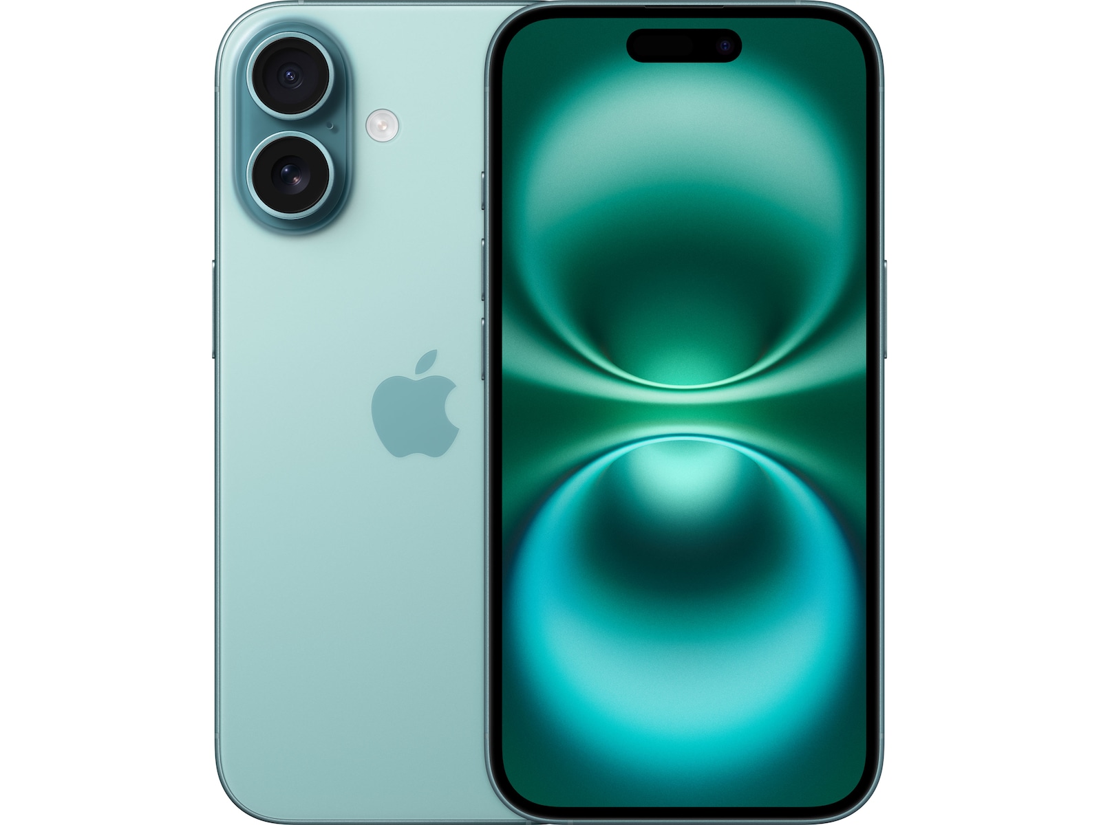 iPhone 16 128GB (blågrønn) Mobiltelefoner