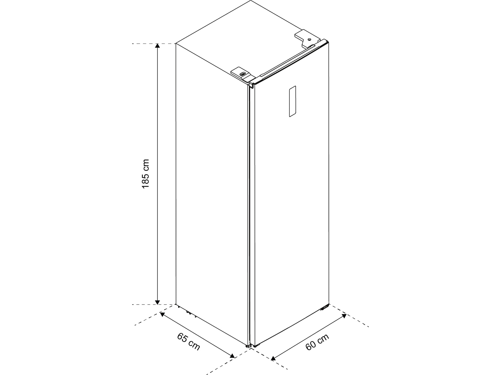 Avant RDR185DI1 kjøleskap (sort) Kjøleskap