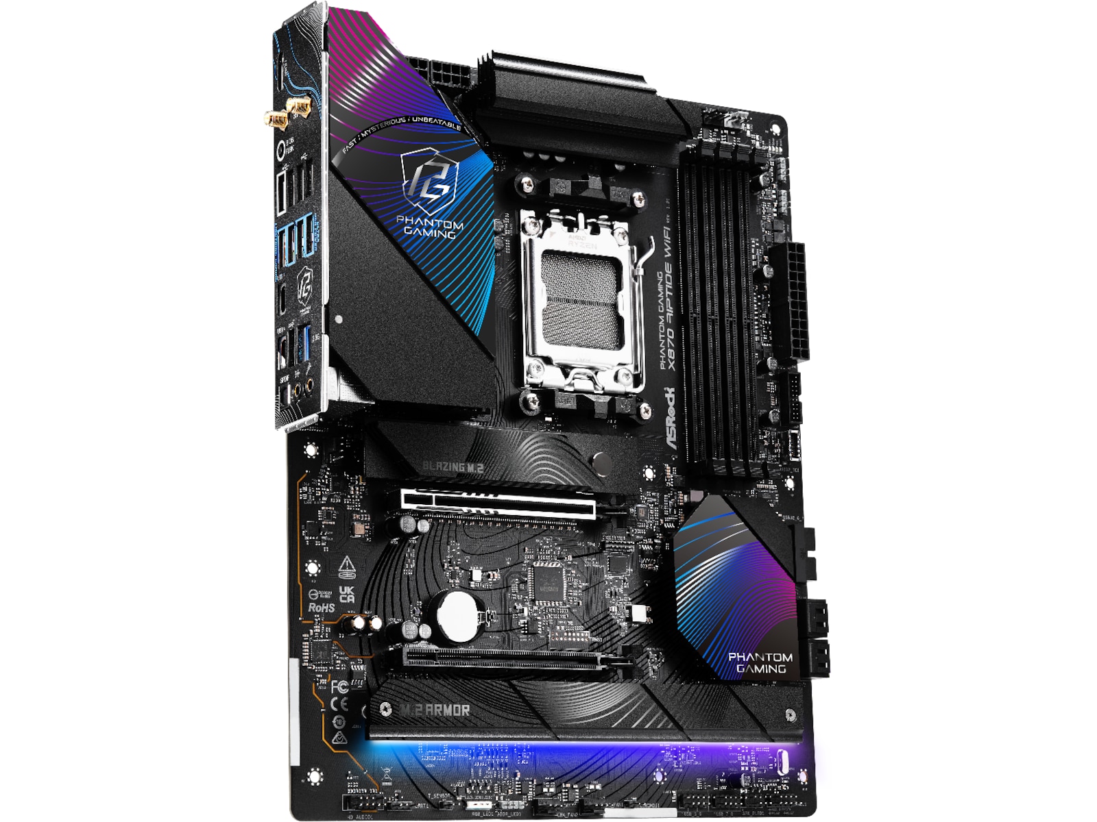 ASRock X870 Phantom Gaming Riptide WiFi Hovedkort AMD Socket