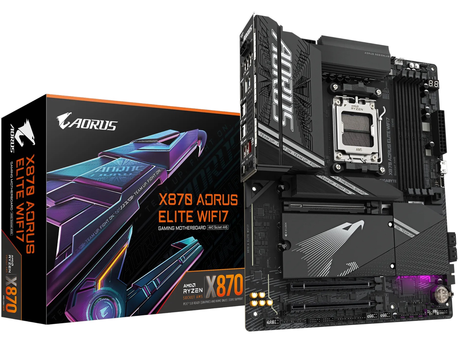 GIGABYTE X870 AORUS ELITE Hovedkort AMD Socket