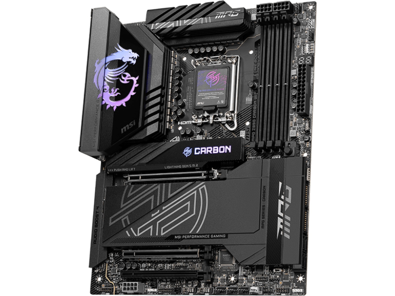MSI MPG Z890 CARBON WIFI Hovedkort Intel Socket