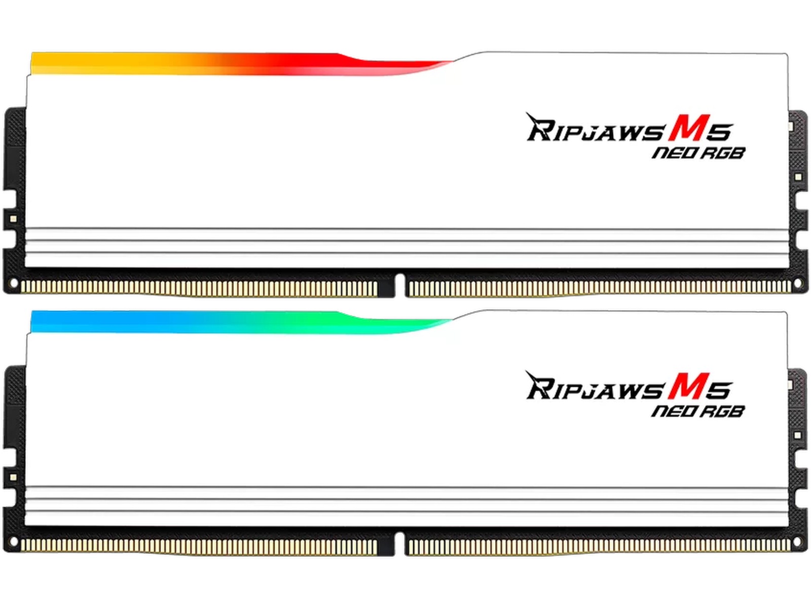 G.Skill Ripjaws M5 NEO 6000MHz DDR5 64GB RGB (hvit) Minnebrikker