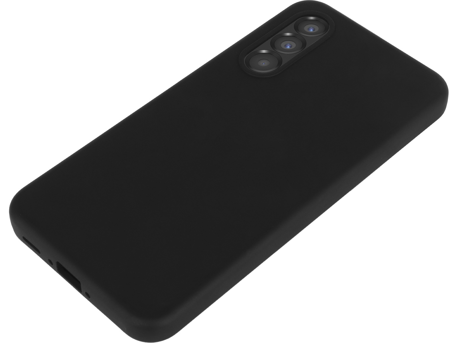 iiglo Galaxy A56 Silikondeksel (sort) Deksel til mobiltelefon
