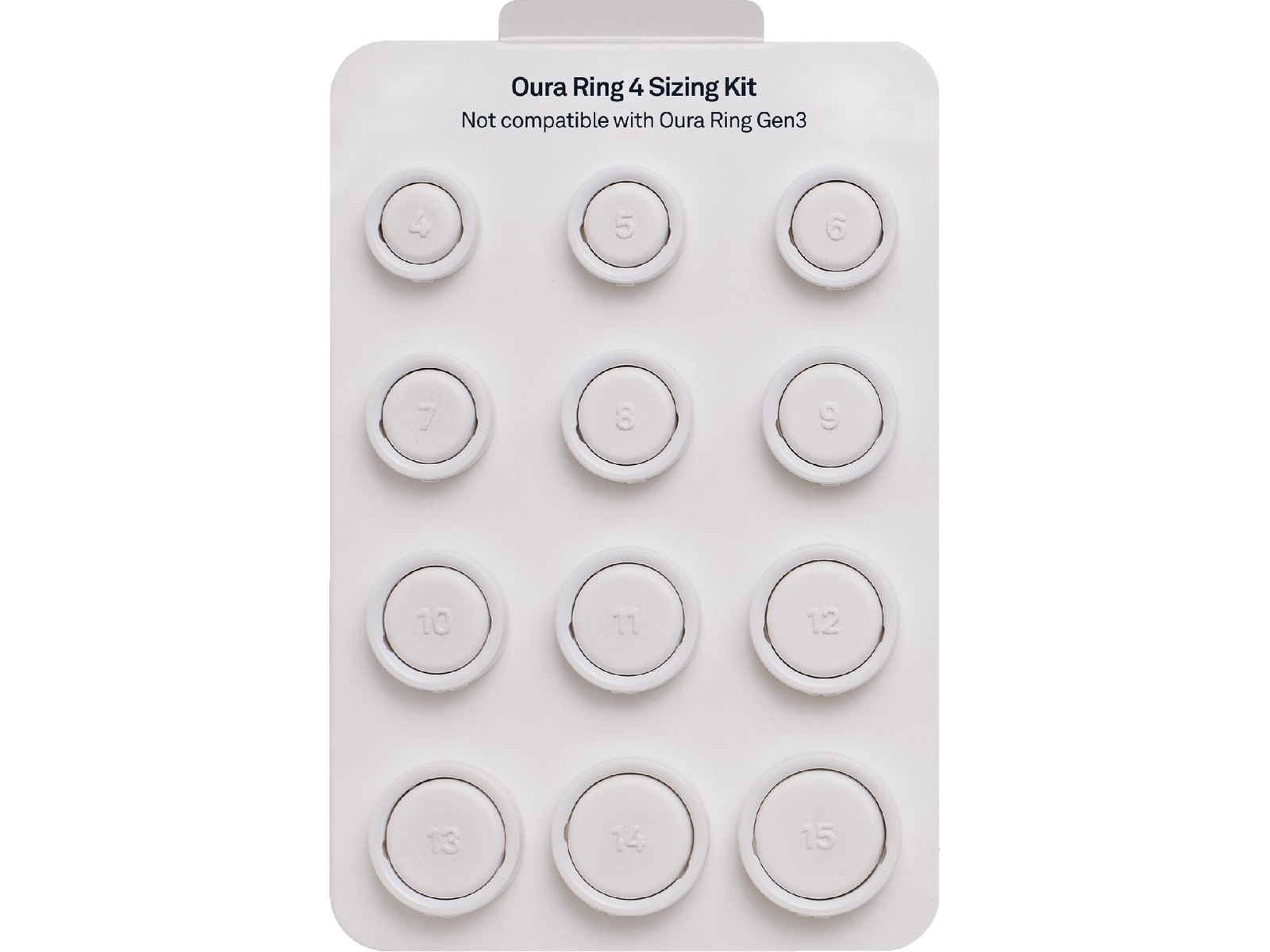 Oura Ring 4 Sizing Kit Smart ring