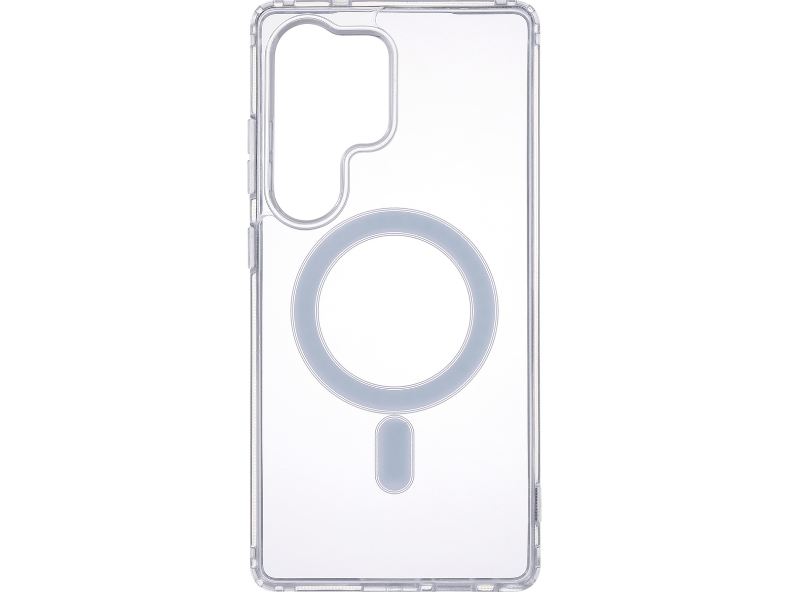 iiglo Galaxy S25 Ultra Magnetic Silikondeksel (gjennomsiktig) Deksel til mobiltelefon