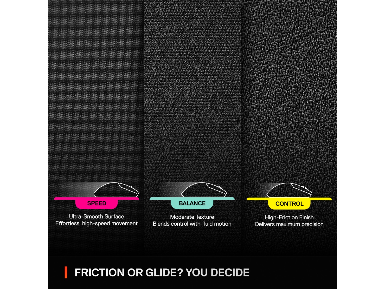 SteelSeries QcK Performance L Speed gamingmusematte Gamingmusematte