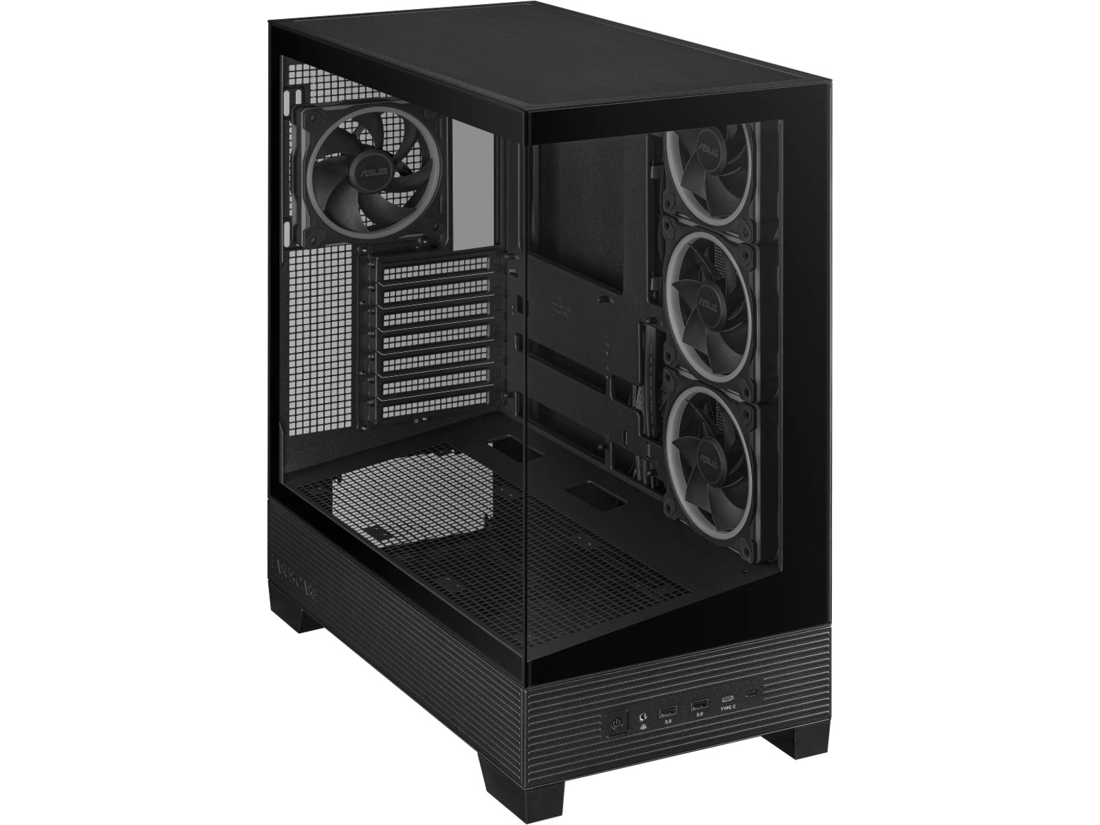 Asus A31 PLUS ARGB Mid Tower (sort) Midi tower