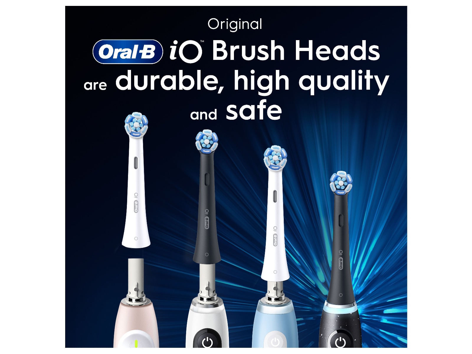 Oral-B iO Ultimate Clean børstehoder 6 stk (hvit) Tannbørstehoder