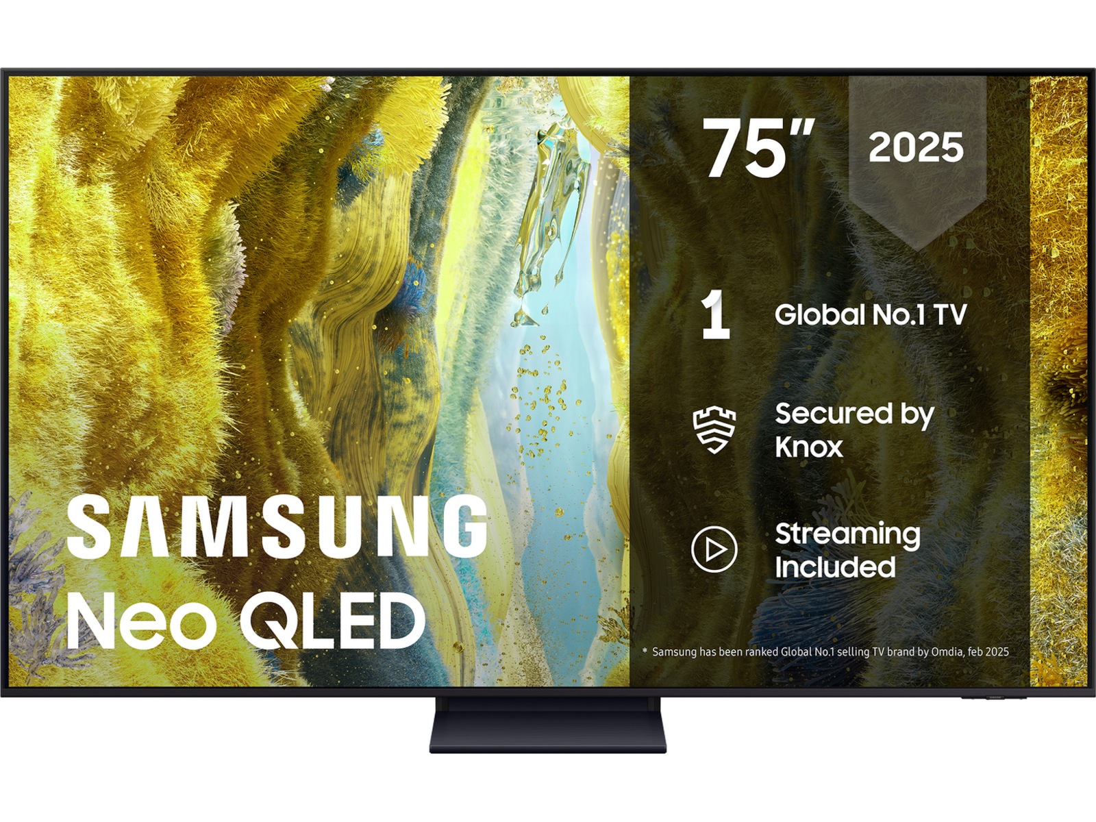 Samsung 75" QN73F Neo QLED 4K Mini LED Smart TV (2025) 70 - 79 tommer TV