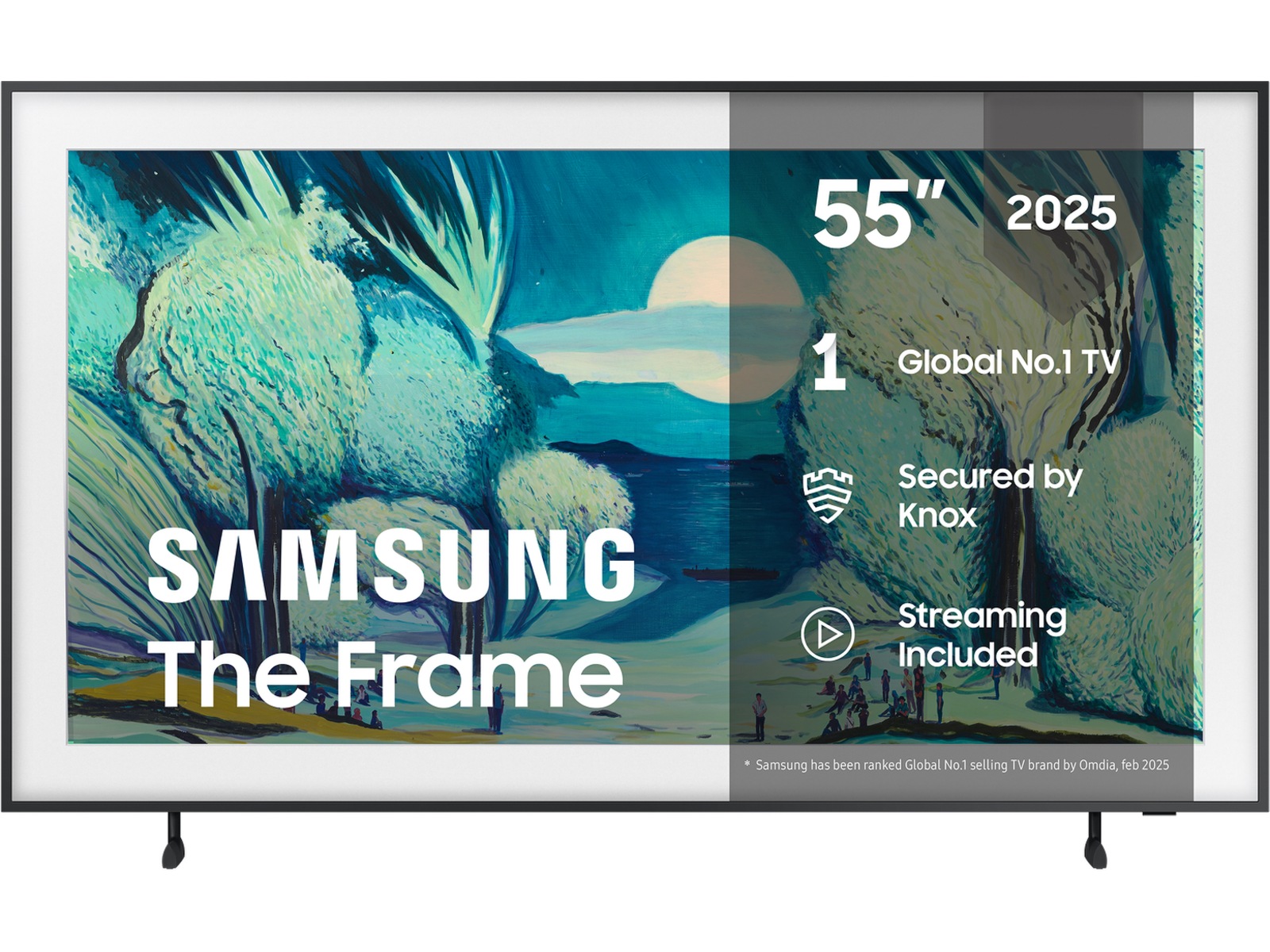 Samsung 55" The Frame LS03FA QLED 4K Smart TV (2025) 50 - 59 tommer TV