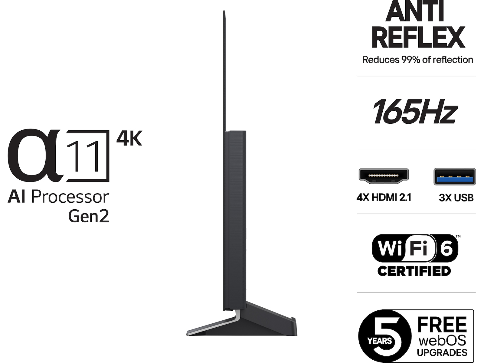 LG 48" G5 AI 4K OLED Smart-TV (2025) 20 - 49 tommer TV