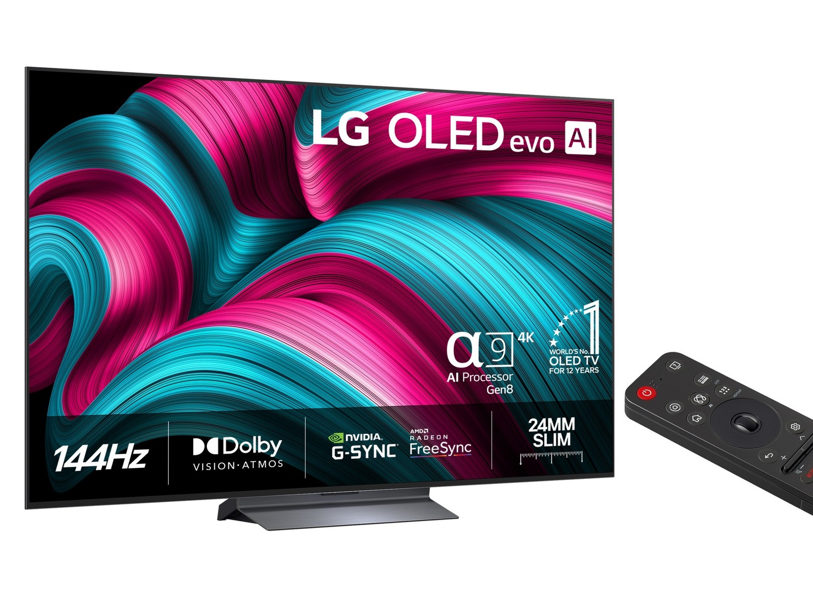 LG 55" C5 AI 4K OLED Smart TV (2025) 50 - 59 tommer TV