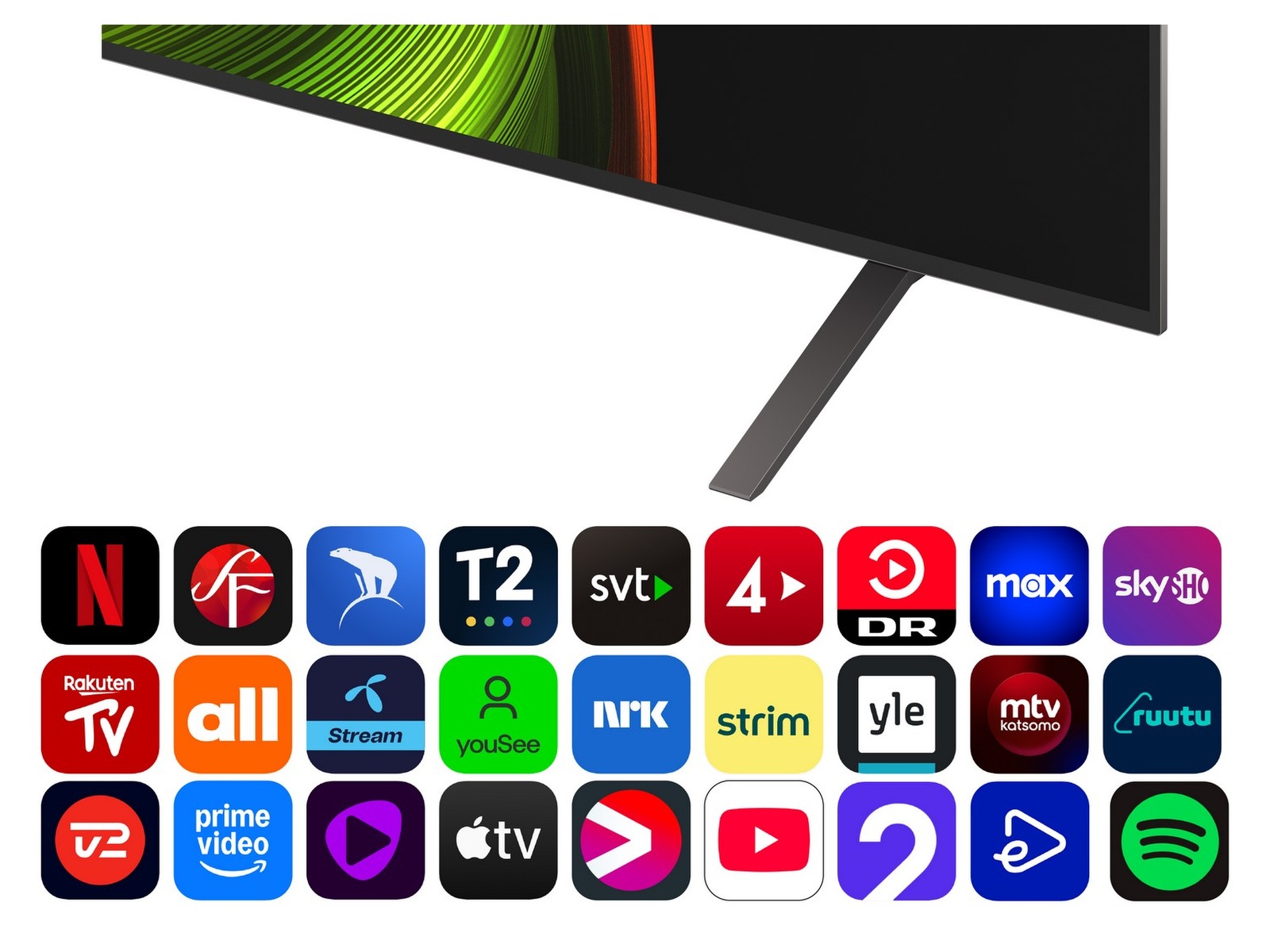 LG 77" B5 AI 4K OLED Smart TV (2025) 70 - 79 tommer TV