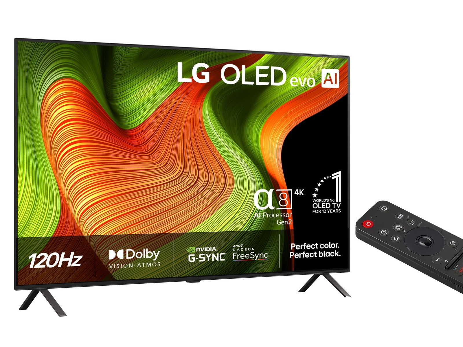 LG 55" B5 AI 4K OLED Smart TV (2025) 50 - 59 tommer TV