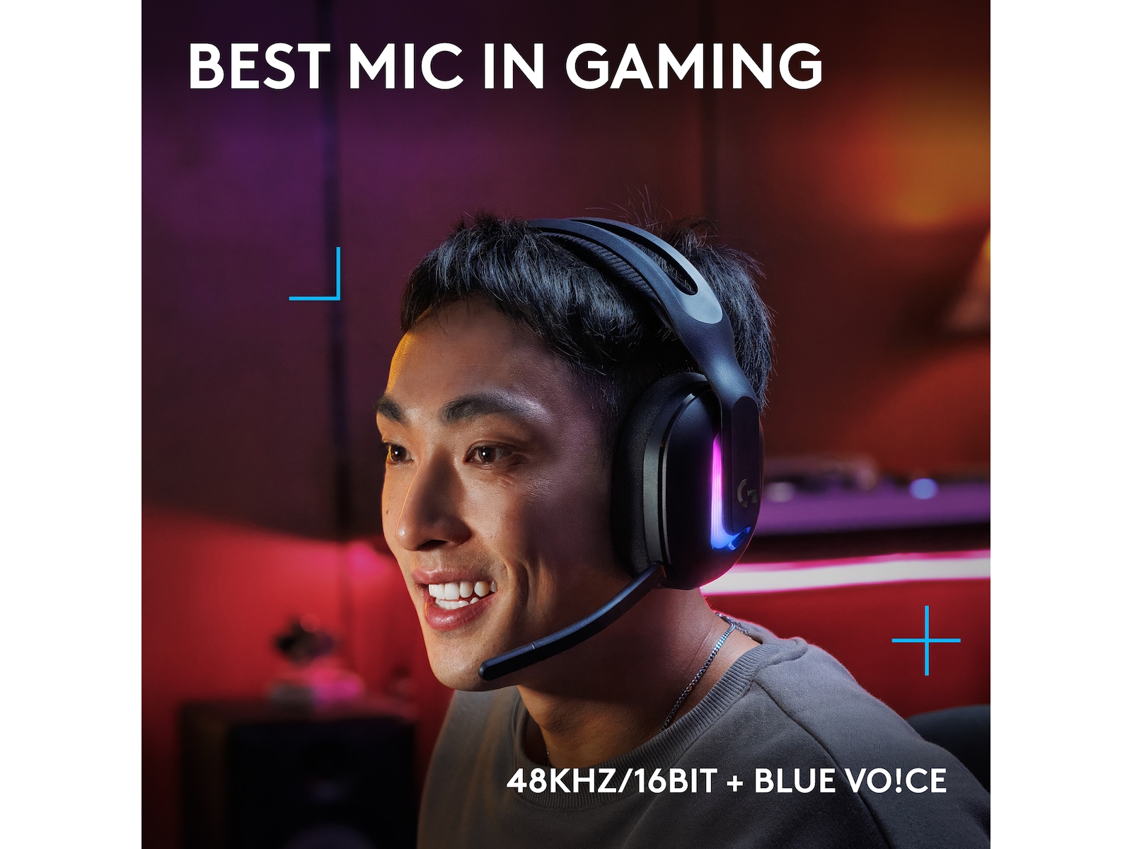 Logitech G522 Lightspeed trådløst gaming-headset (svart) Gaming headset