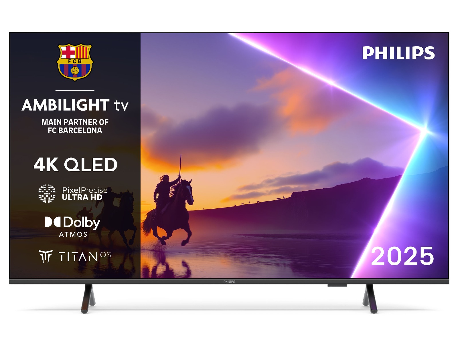 Philips 43" PUS8550/12 QLED Smart Ambilight TV (2025) 20 - 49 tommer TV