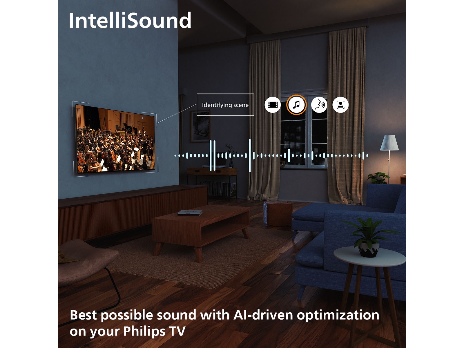 Philips 75" PUS7000/12 4K LED Smart-TV (2025) 70 - 79 tommer TV