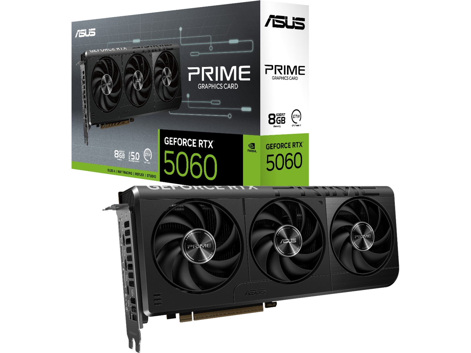 Asus Prime GeForce RTX 5060 Skjermkort