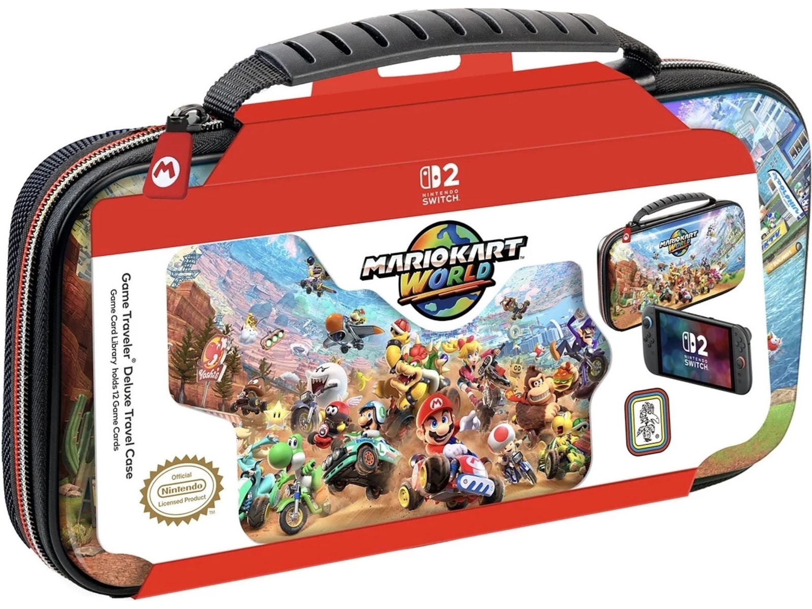 Nintendo Switch 2 Deluxe Travel Case (Mario Kart World) Tilbehør