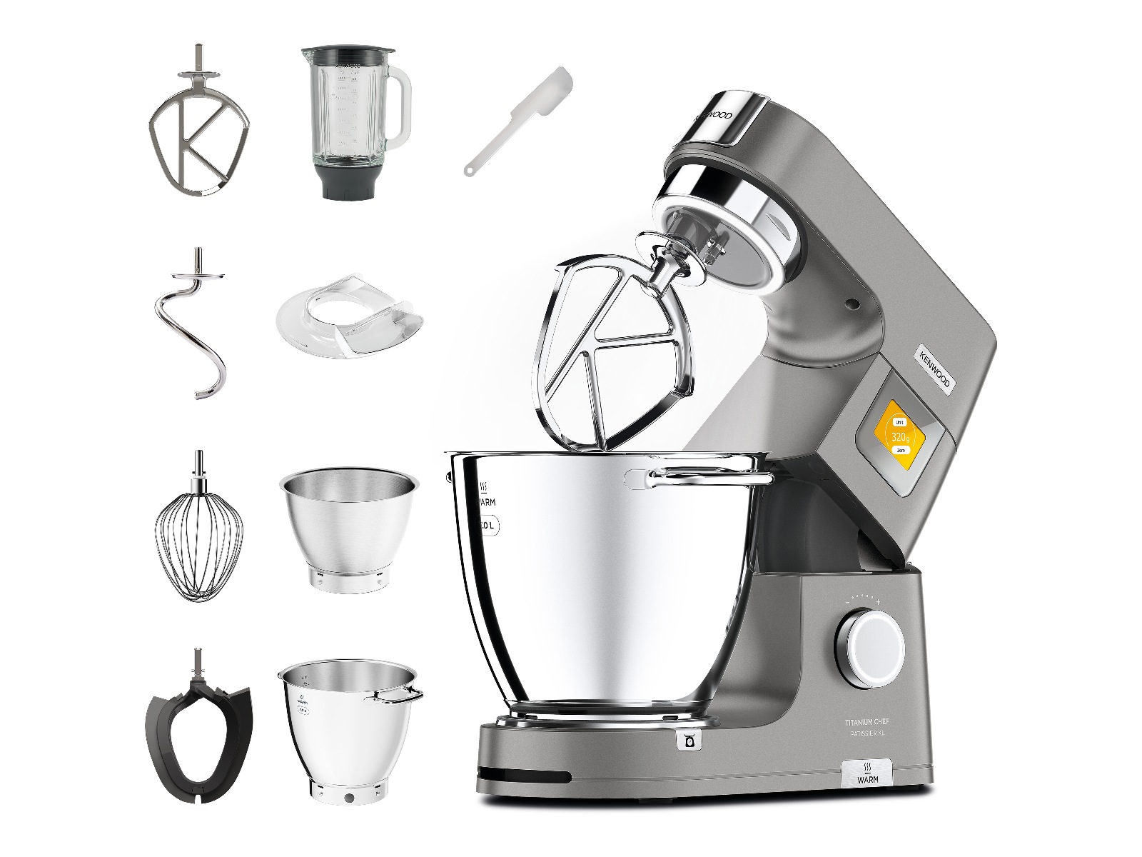 Kenwood Titanium Chef Patissier XL kjøkkenmaskin Kjøkkenmaskiner