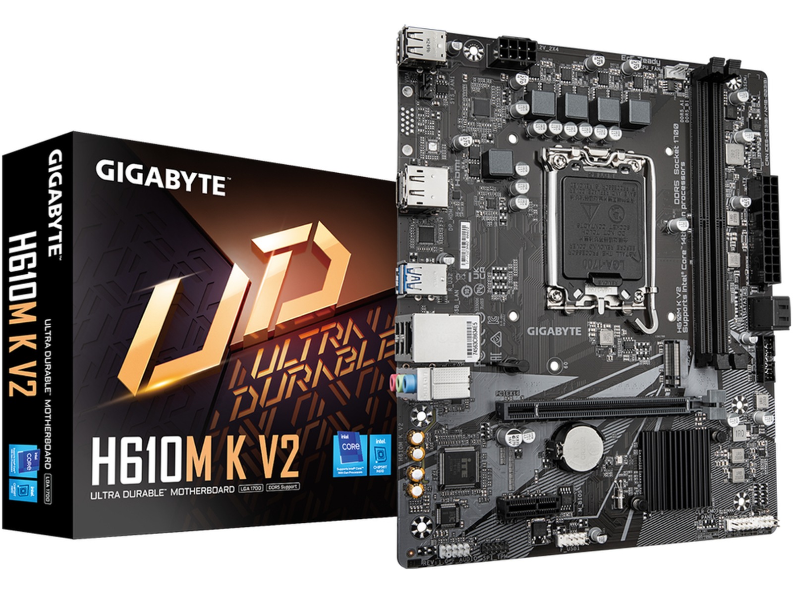 Gigabyte H610M K V2 Hovedkort Intel Socket