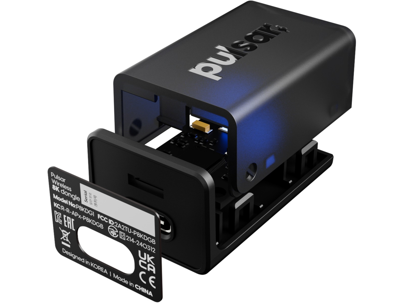 Pulsar Trådløs 8K Dongle (sort) Tilbehør